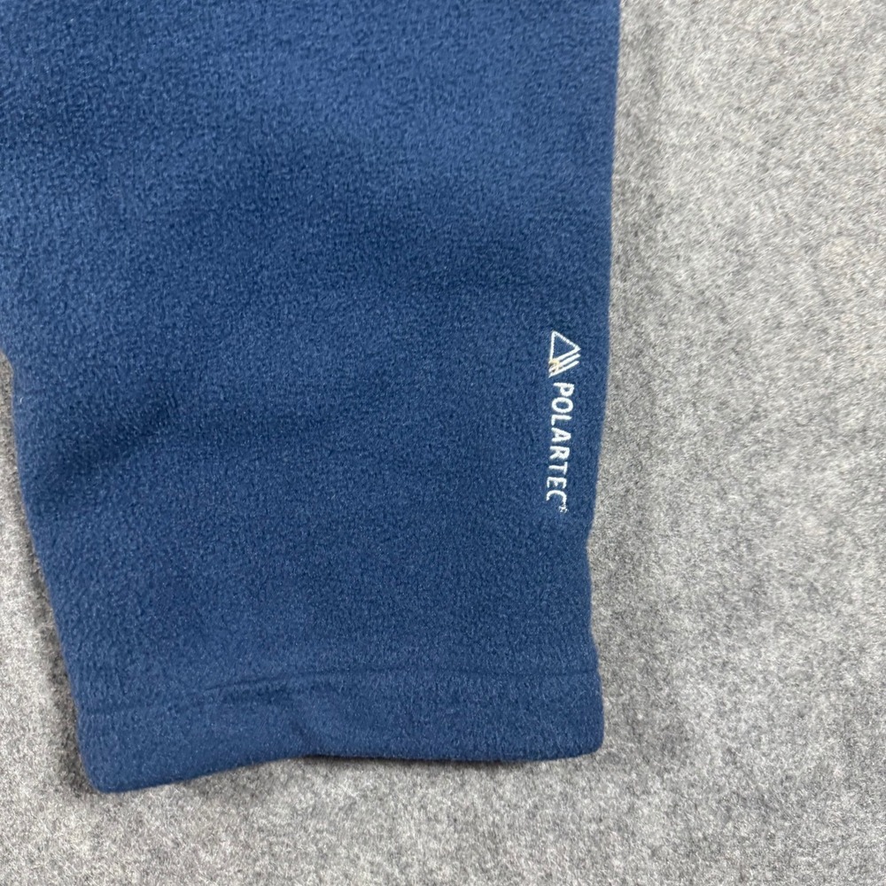 The North Face Fleece Pants Mens Medium Blue Polartec Circular Design Cargo Belt - Picture 4 of 13